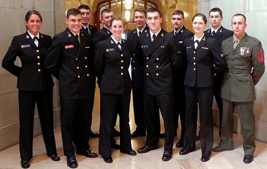 51 Navy ROTC cadets