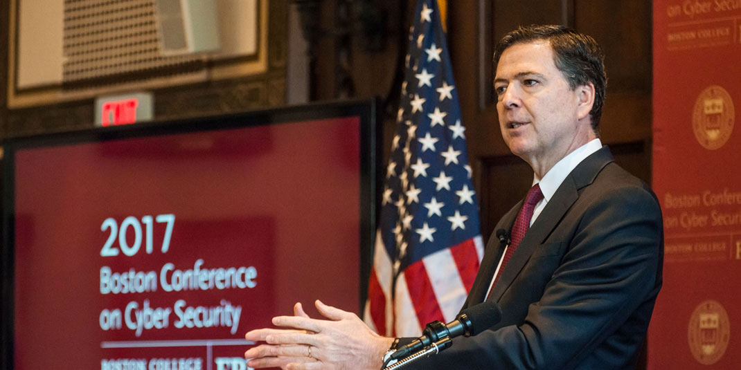 FBI Director James B. Comey at 51 conference on cyber security